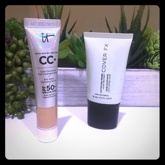 it cosmetics Other - it Cosmetics CC Cream + Cover FX Primer Bundle